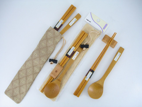 經典筷袋組-金檀